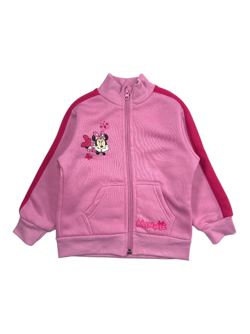 Disney - Ensemble Veste et pantalon de jogging fille Minnie Rose - Kiabi