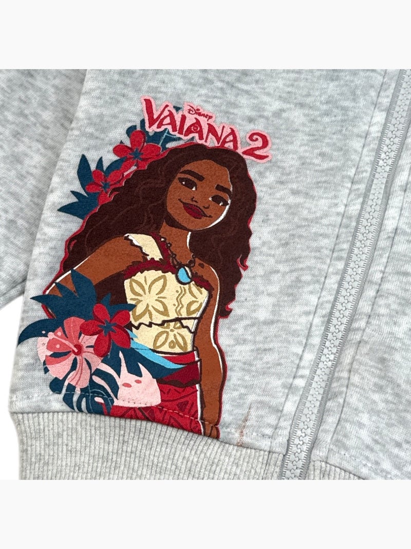 Disney - Ensemble Veste et pantalon de jogging fille Vaiana Gris - Kiabi