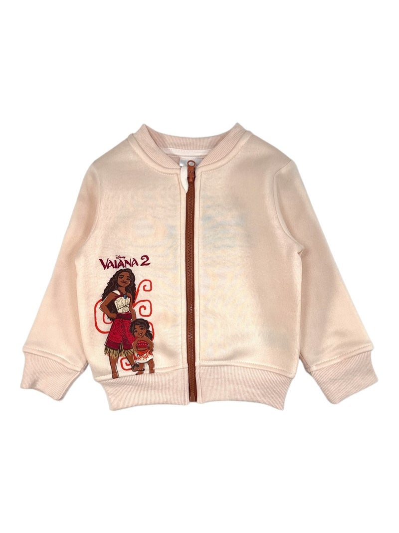 Disney - Ensemble Veste et pantalon de jogging fille Vaiana Rose - Kiabi