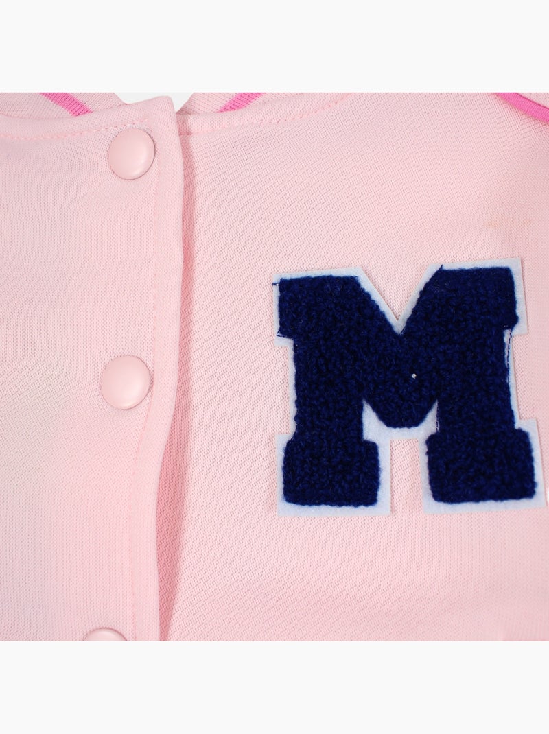 Disney - ensemble veste teddy boutonnée et pantalon de jogging Rose clair - Kiabi