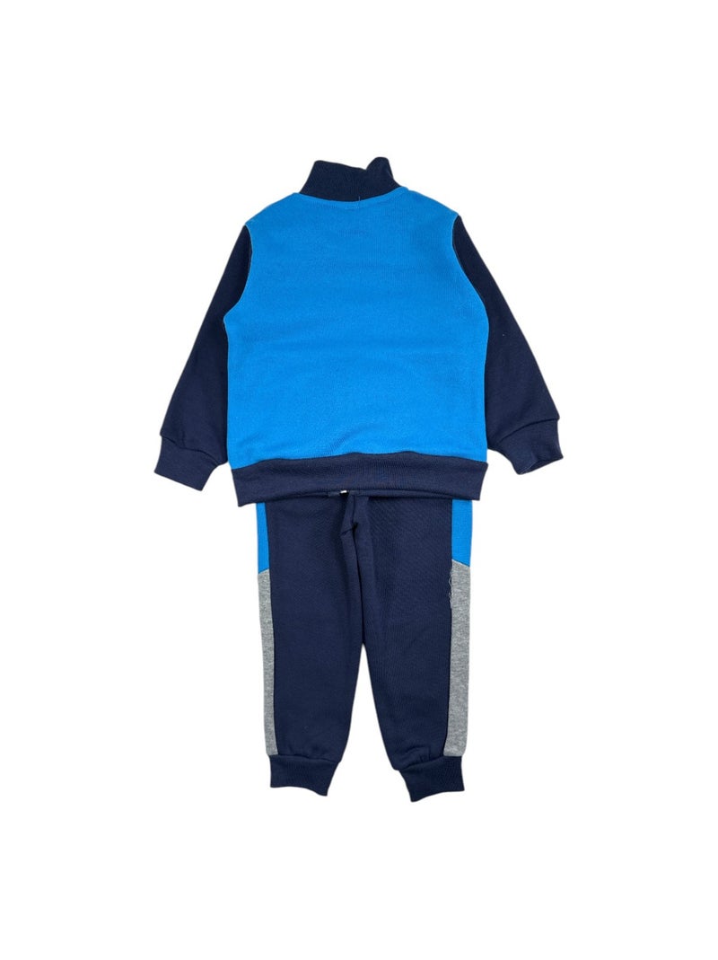 Disney - ensemble veste zippée col montant et pantalon de jogging Bleu marine - Kiabi