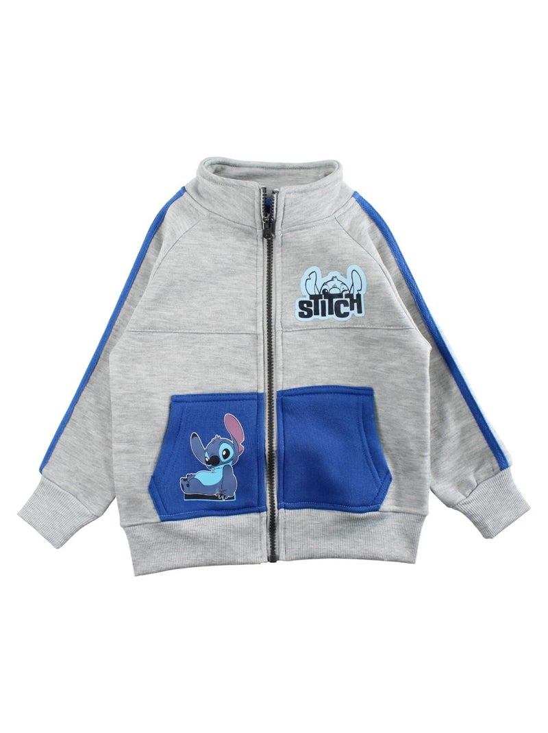 Disney - ensemble veste zippée col montant et pantalon de jogging Gris - Kiabi