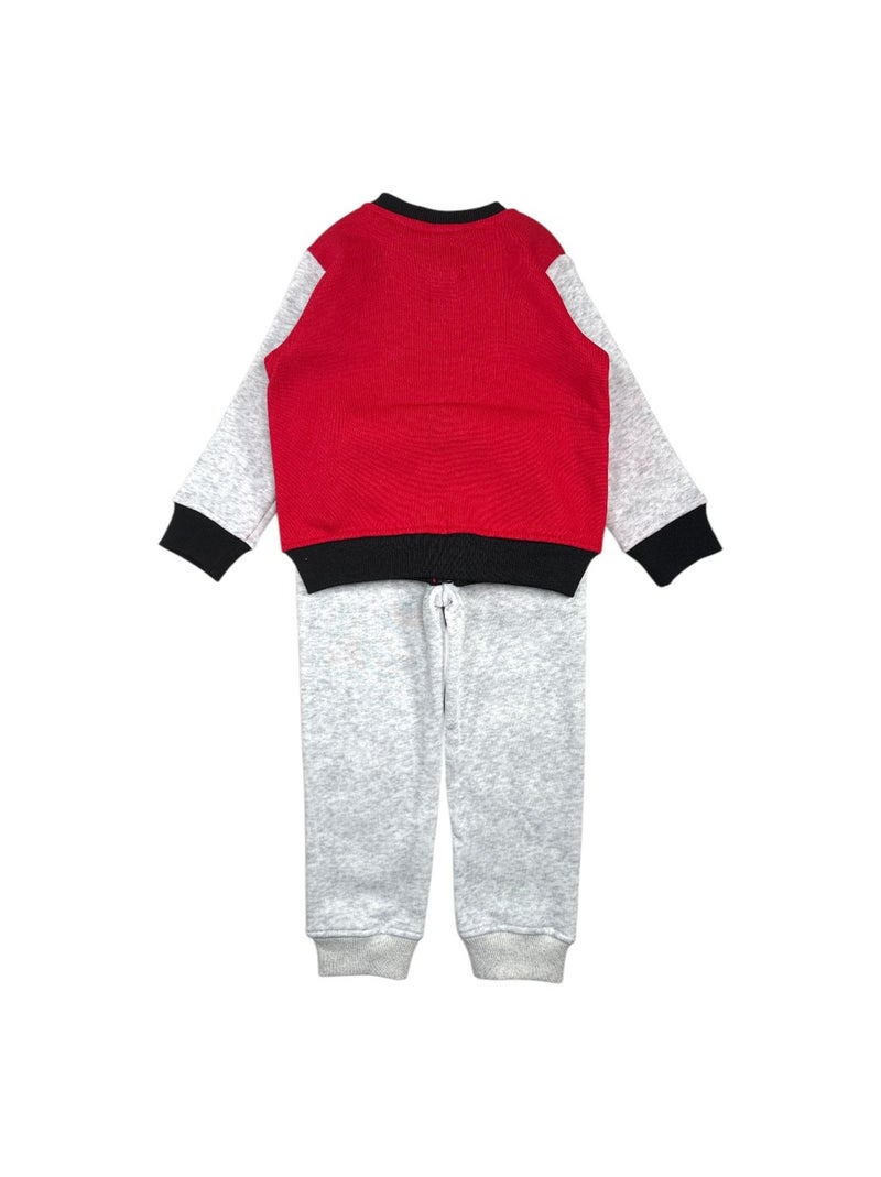 Disney - ensemble veste zippée et jogging imprimés Rouge - Kiabi