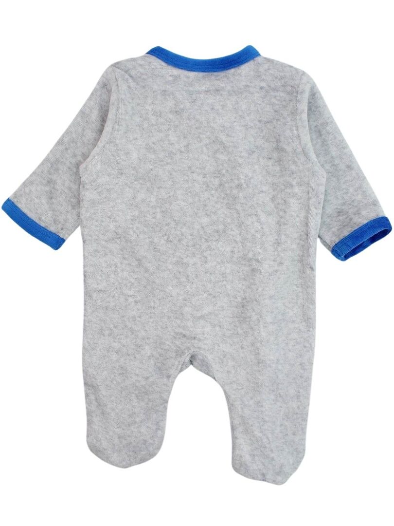 Lot 2 Grenouillères Bébé 0-24 Mois Coton Bio – Pyjamas 'I Love Daddy' & 'I Love Mummy' – Multicolore 3 Mois