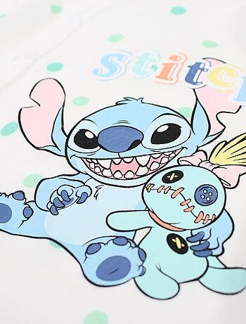 Disney - Grenouillère bébé Garçon Lilo et Stitch Blanc