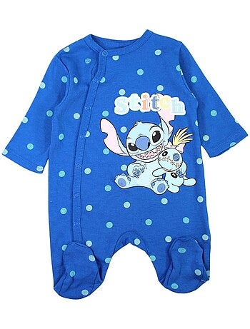 Disney - Grenouillère bébé Garçon Lilo et Stitch Bleu