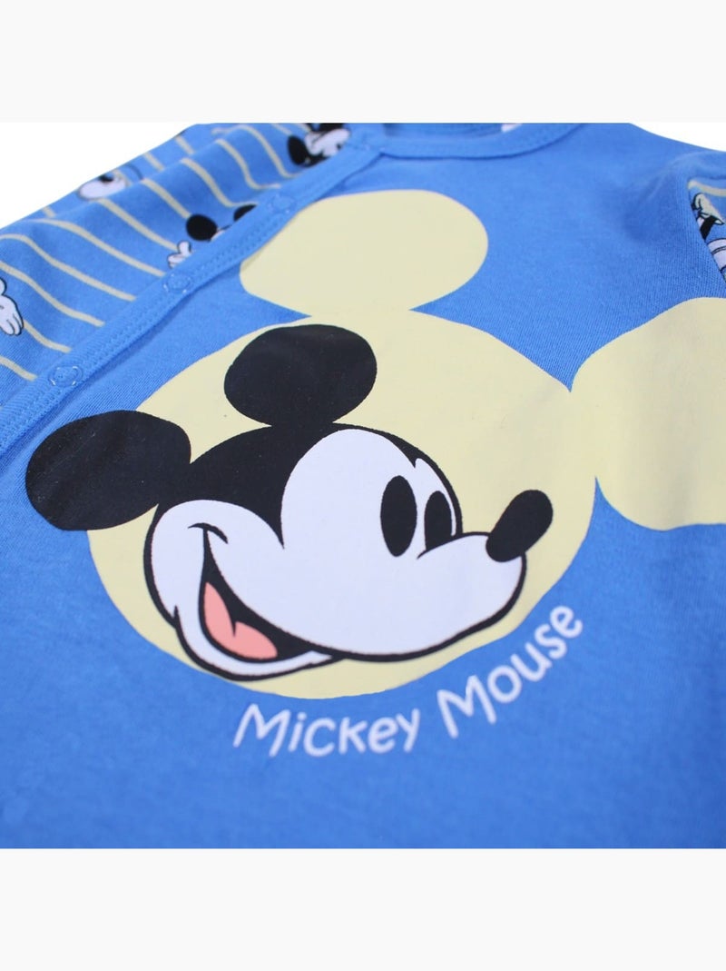 Disney - Grenouillère bébé Garçon Mickey Bleu - Kiabi
