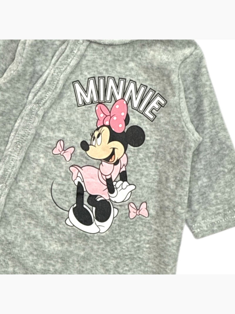 Disney - Grenouillère fille Minnie Gris - Kiabi