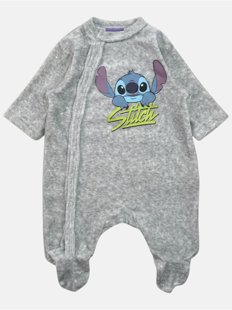 Disney Grenouillère garçon Lilo et Stitch Gris Gris Bébé