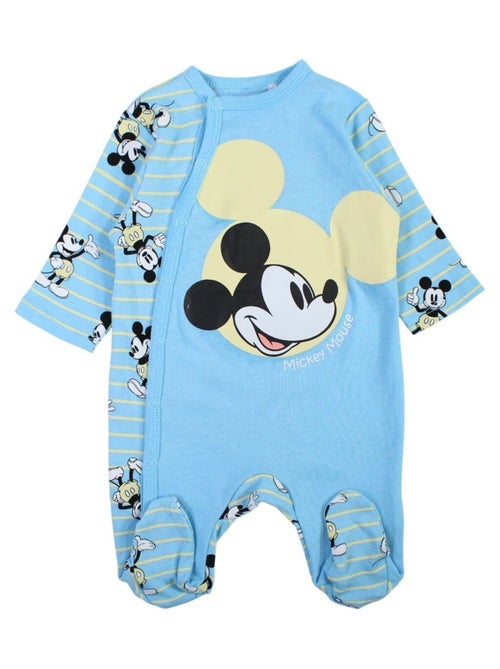 Disney - Grenouillere imprimé Mickey en coton - Kiabi