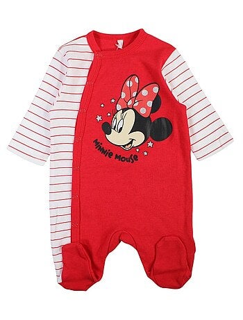 Disney - Grenouillere imprimé Minnie en coton