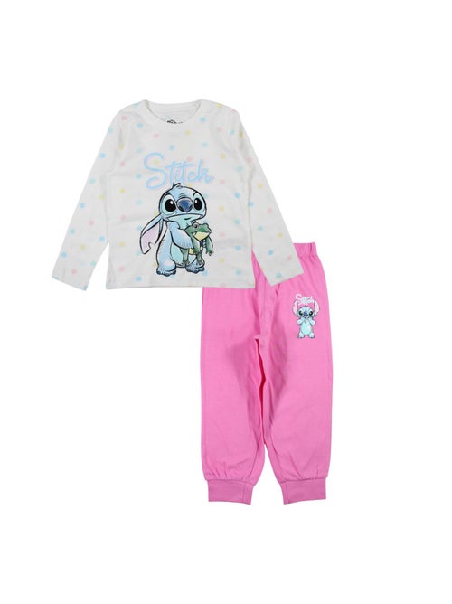 Disney - Haut à motifs et pantalon de pyjama assorti fille - Kiabi