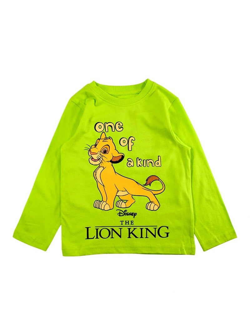 Disney - Haut et bas de pyjama en coton Vert - Kiabi