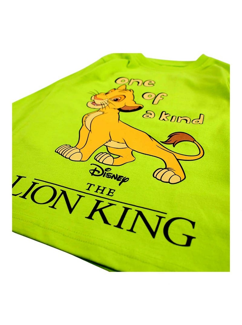 Disney - Haut et bas de pyjama en coton Vert - Kiabi