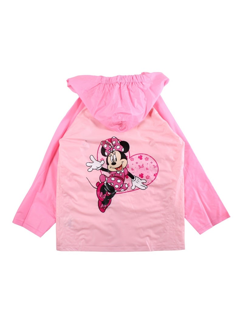 Disney - imperméable à capuche imprimé, boutons pression Rose clair - Kiabi