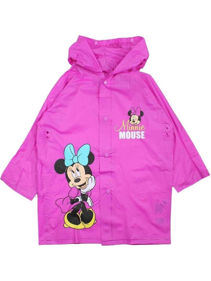 Disney - Impermeable fille imprimé Minnie Violet - Kiabi