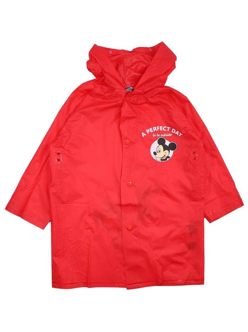 Disney - Impermeable garçon Mickey Rouge - Kiabi