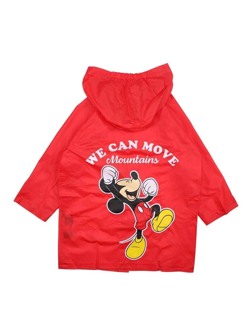 Disney - Impermeable garçon Mickey Rouge - Kiabi