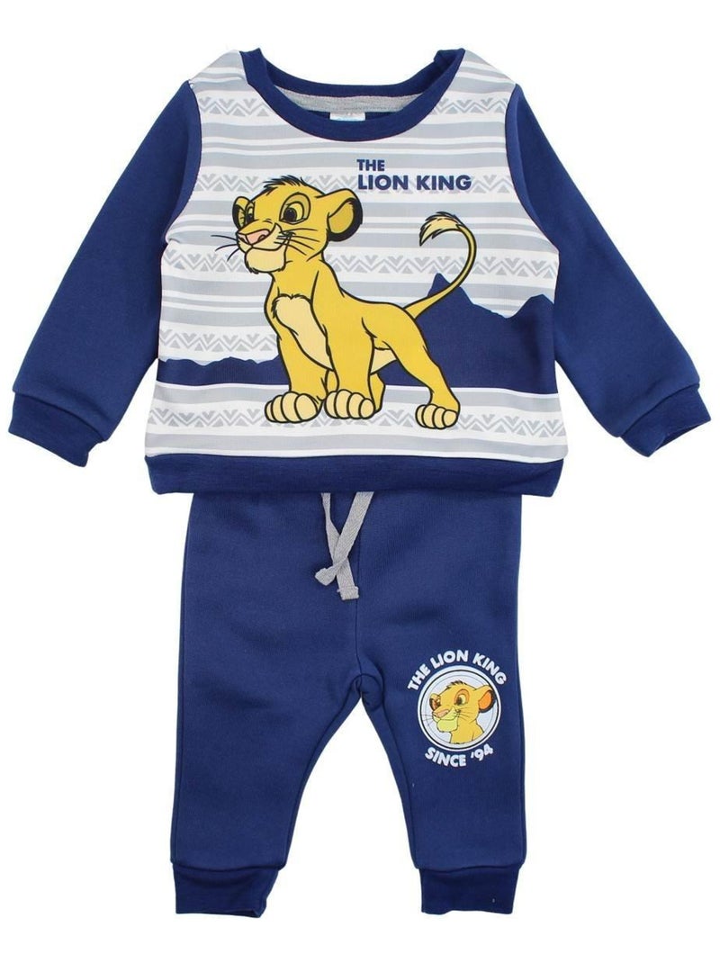Disney - Jogging bébé garçon imprimé Le Roi Lion Bleu - Kiabi