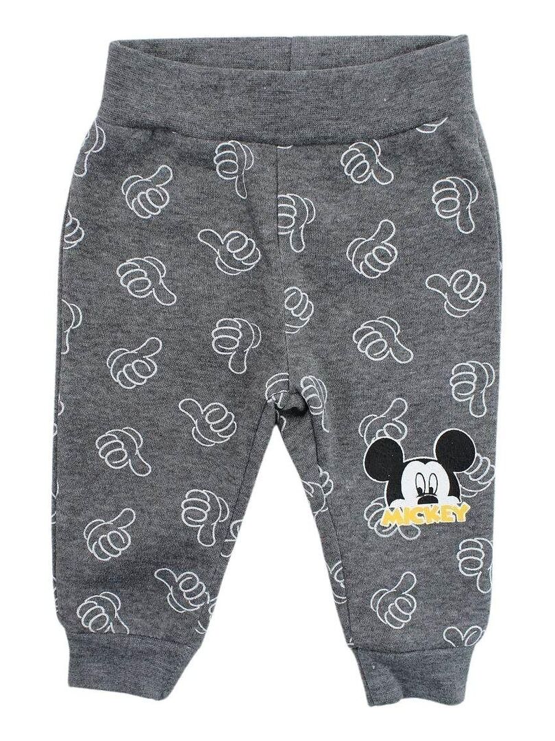Disney - Jogging bébé garçon imprimé Mickey - Gris - Kiabi - 14.93€