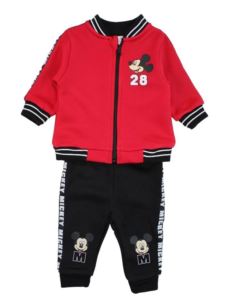 Disney - Jogging bébé garçon imprimé Mickey Rouge - Kiabi
