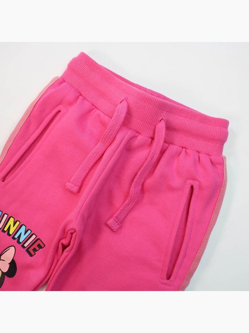 Disney - jogging imprimé coupe droite, taille élastique Rose - Kiabi