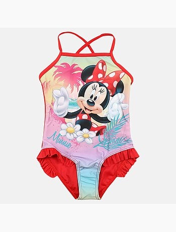 Disney - maillot de bain 1 pièce à volants, fines bretelles