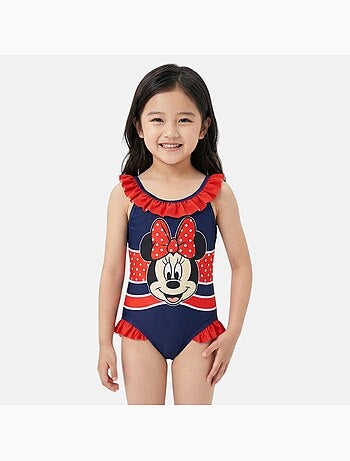 Disney - maillot de bain 1 pièce à volants imprimé