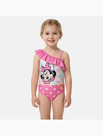 Disney - maillot de bain 1 pièce asymétrique à pois