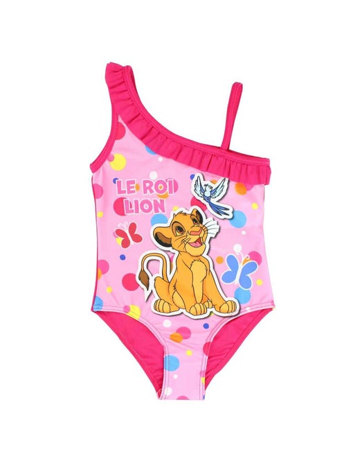 Disney - maillot de bain 1 pièce asymétrique imprimé - Kiabi