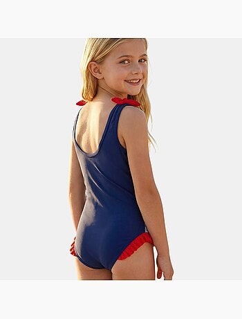 Disney - Maillot de bain 1 pièce avec jupe et imprimé