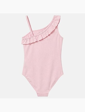 Disney - Maillot de bain 1 pièce avec volant et imprimé fille