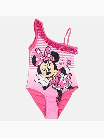 Disney - maillot de bain 1 pièce imprimé, finitions volantées