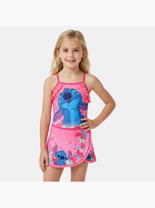 Disney - maillot de bain 1 pièce imprimé, jupette à volants - Kiabi Disney - maillot de bain 1 pièce imprimé, jupette à volants - Kiabi
