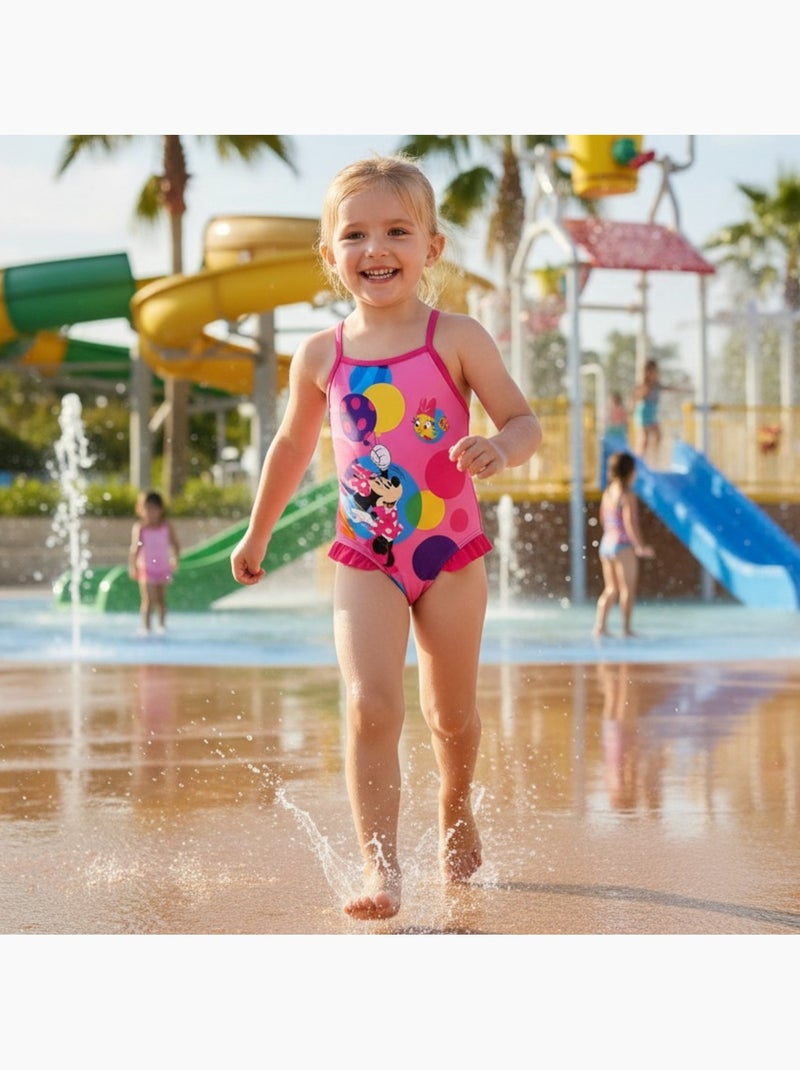 Disney - maillot de bain 1 pièce imprimé Rose - Kiabi