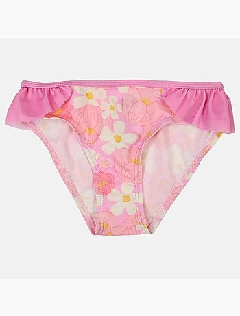 Disney - maillot de bain 2 pièces à fleurs et volants