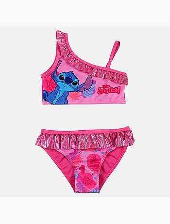 Disney - maillot de bain 2 pièces asymétrique à volants