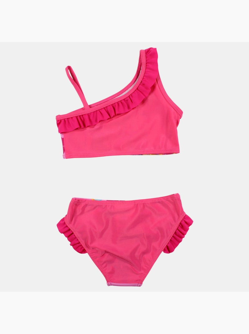 Disney - Maillot de bain 2 pièces avec imprimé fille Rose fushia - Kiabi