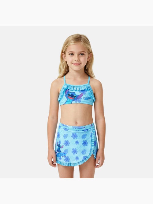 Disney - Maillot de bain 2 pièces avec jupe et motifs - Kiabi
