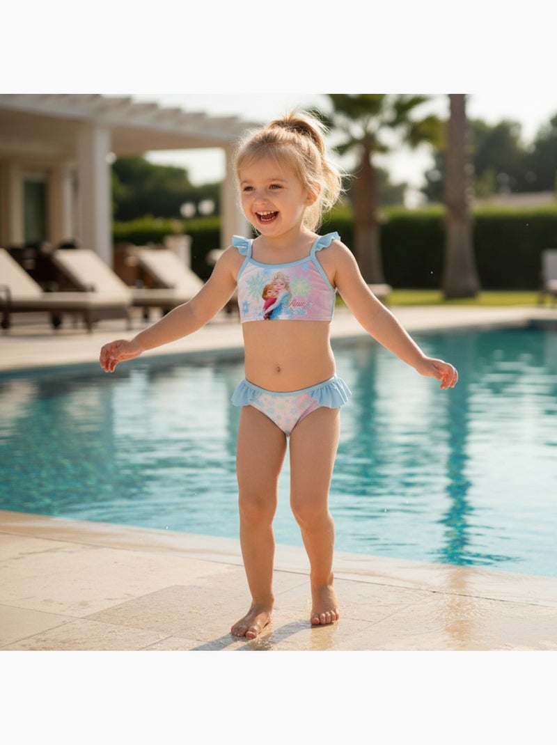 Disney - Maillot de bain 2 Pièces Fille Bleu - Kiabi