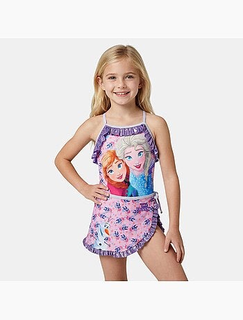 Disney - maillot de bain 2 pièces, jupette à volants