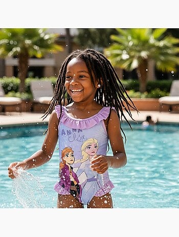 Disney - Maillot de bain bretelles asymétriques fille