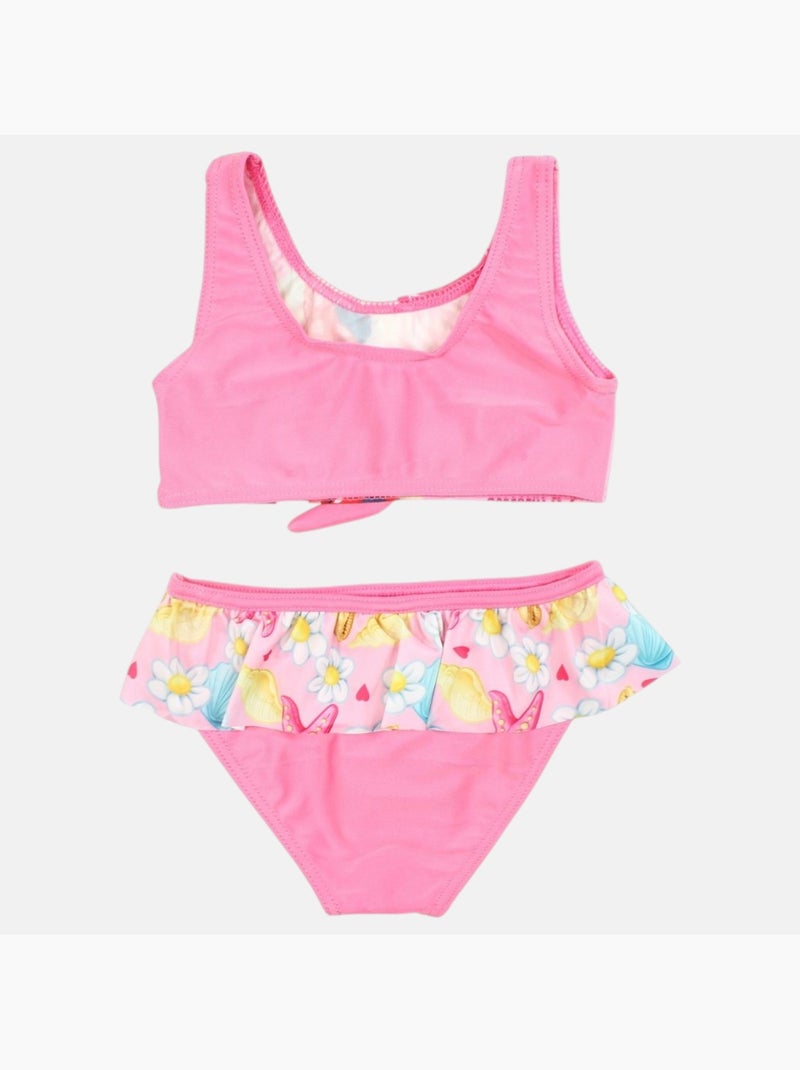 Disney - Maillot de bain enfant imprimé Rose - Kiabi