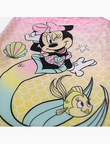 Disney - Maillot de bain fille 1 pièce rose motif sirène personnage