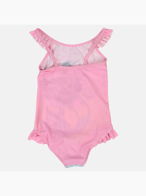 Disney - Maillot de bain fille 1 pièce rose motif sirène personnage - Kiabi