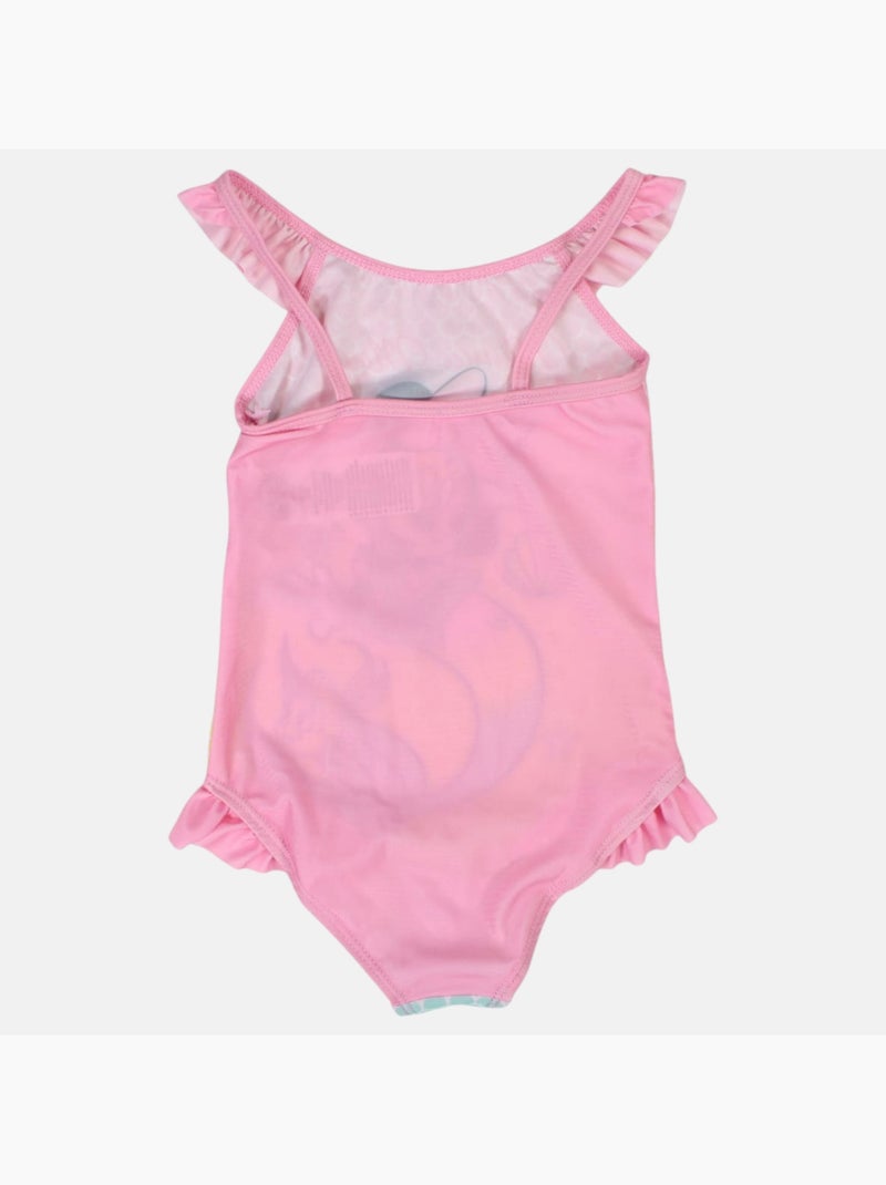Disney - Maillot de bain fille 1 pièce rose motif sirène personnage Rose - Kiabi