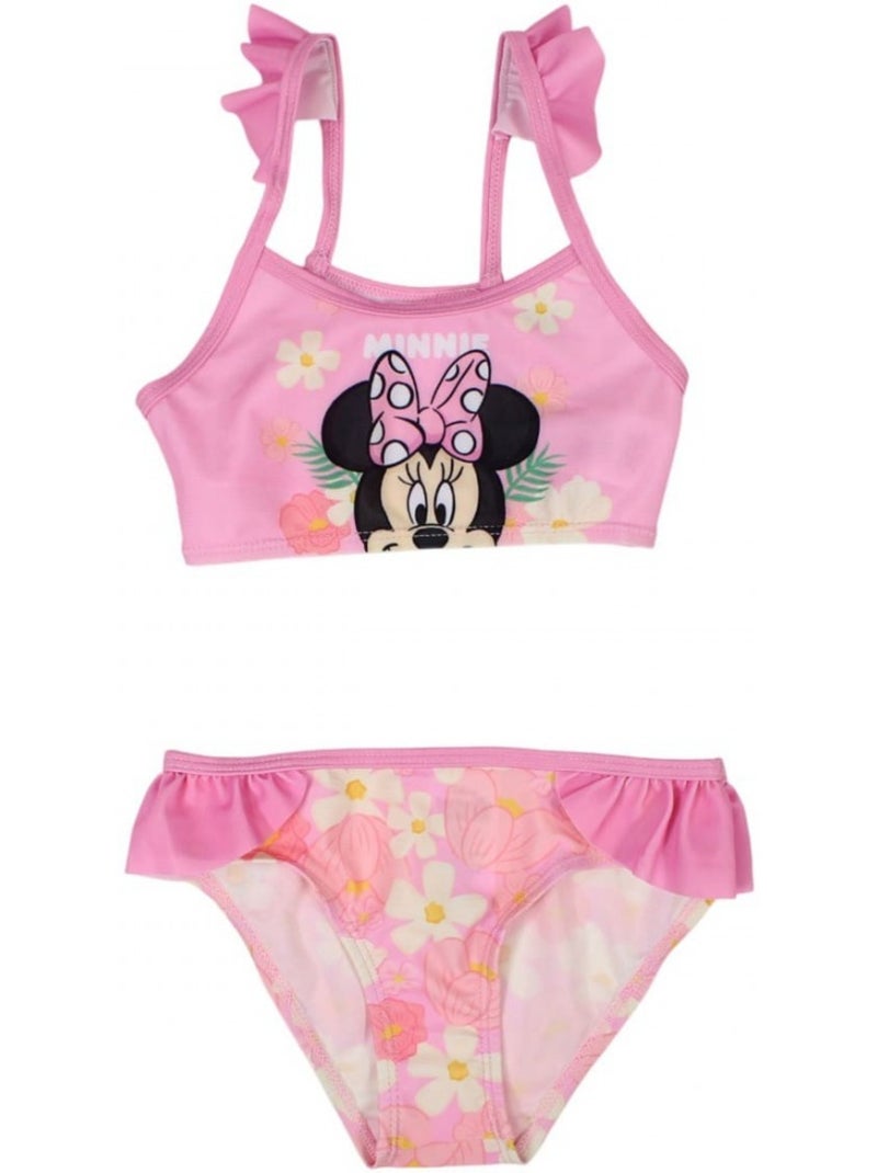 Disney - Maillot de bain Fille Minnie Rose - Kiabi