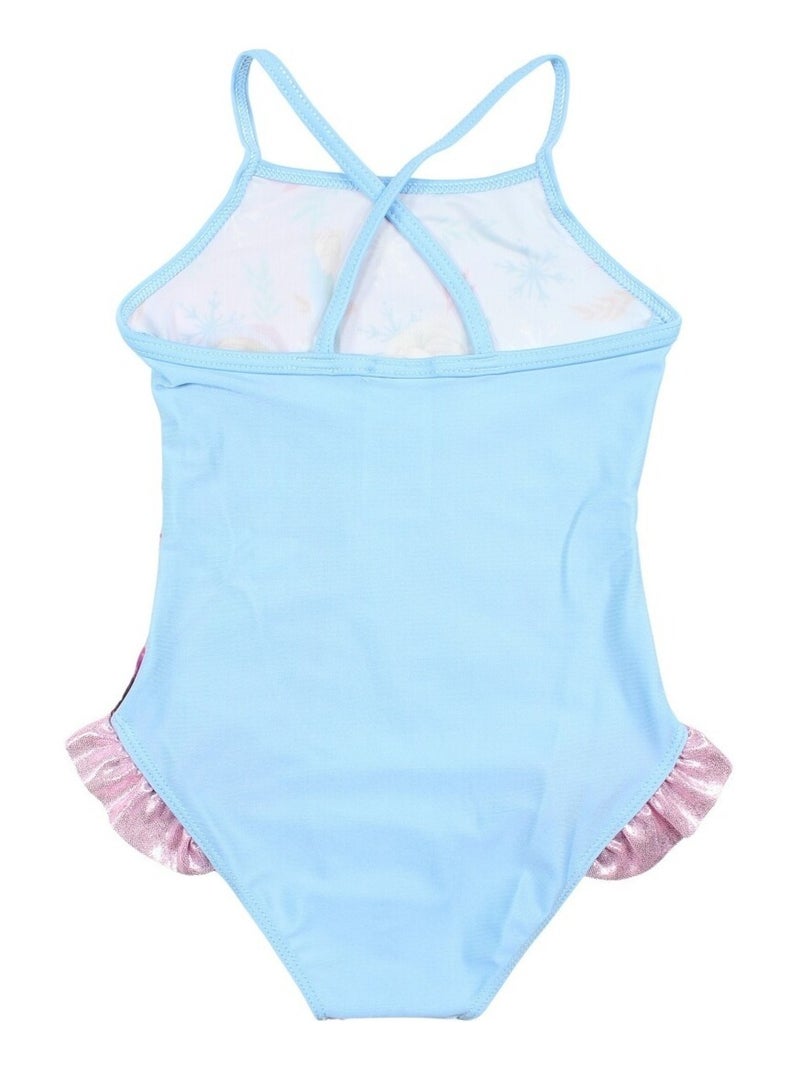 Disney - Maillot De Bain imprimé La Reine Des Neiges Bleu - Kiabi