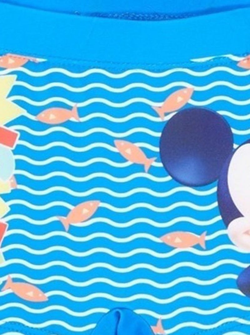 Disney - Maillot De Bain imprimé Mickey Bleu - Kiabi