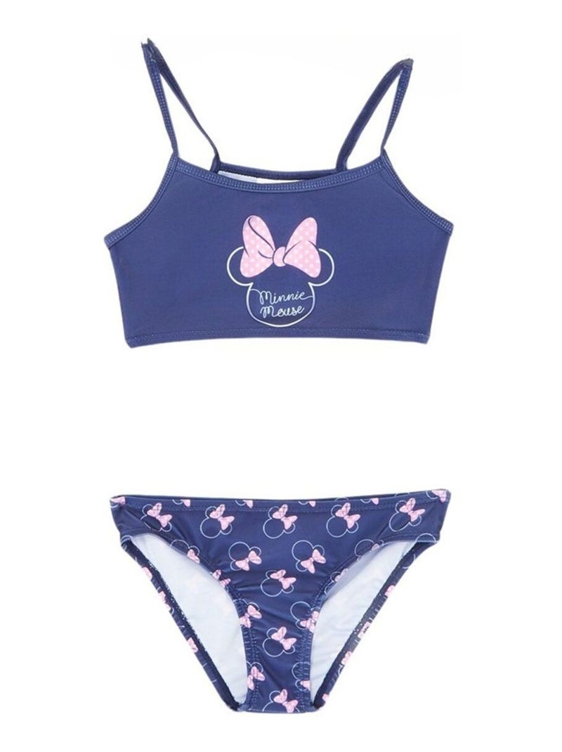 Disney - Maillot De Bain imprimé Minnie Bleu marine - Kiabi